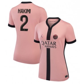 Paris Saint-Germain Achraf Hakimi #2 Rezervni Dres za Ženska 2024-25 Kratak Rukavima